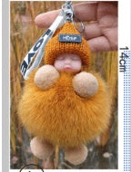 Fox FurPendant Sleeping Baby Backpack Fur Pendant