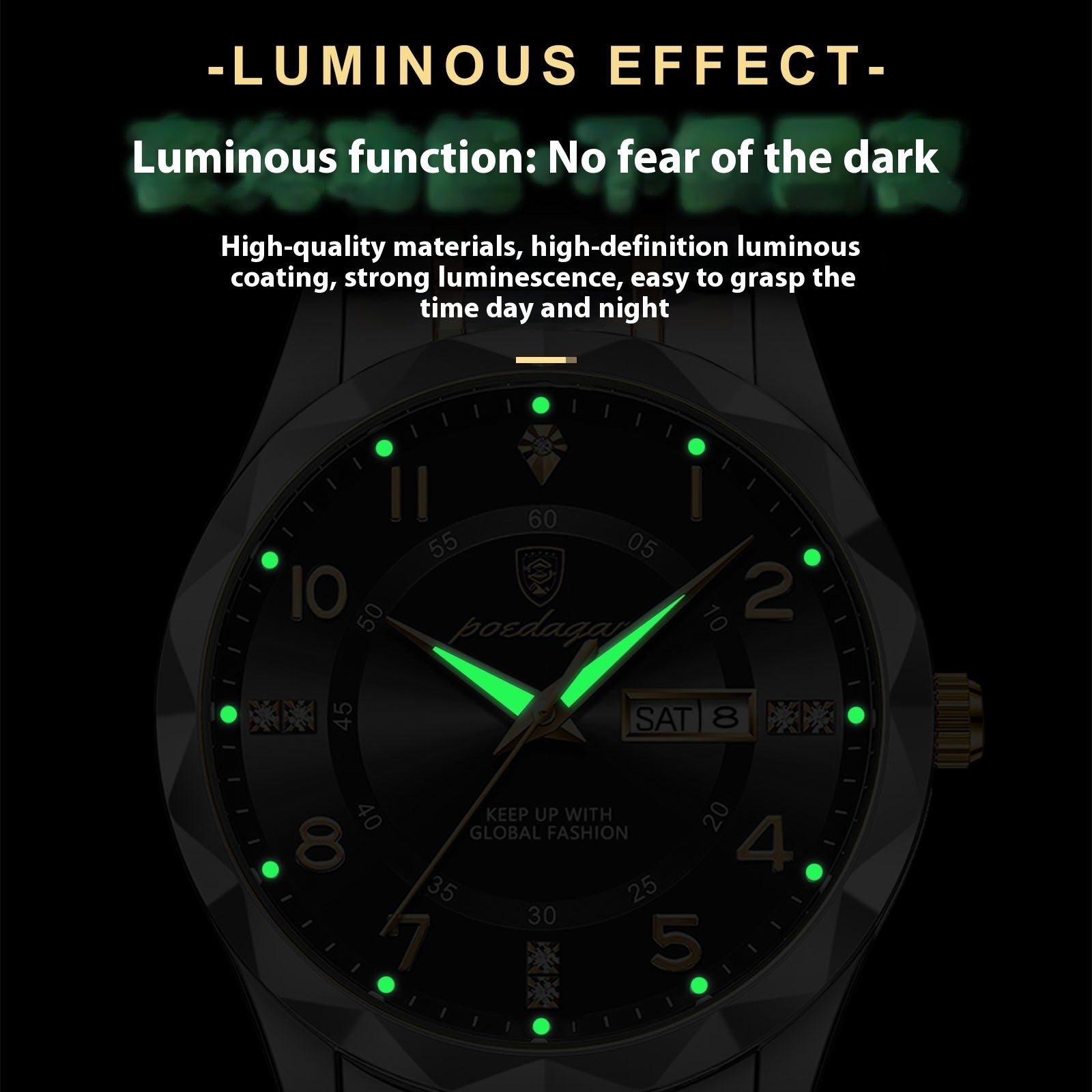 Men's Luxury Waterproof Luminous Quartz Watch
