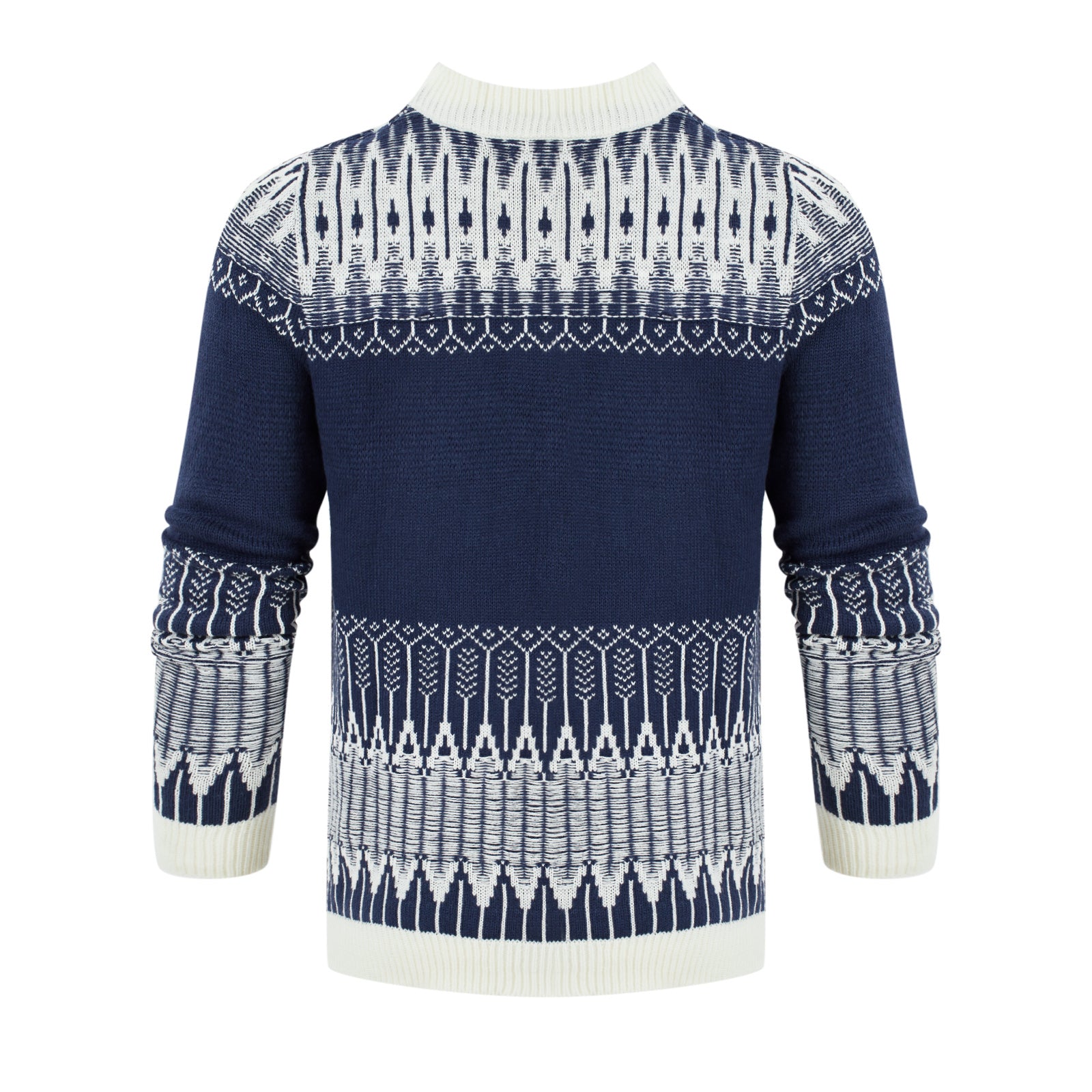 Men's Knitted Sweater Fashion Long-sleeved Pullover Tops Fall And Winter Clothing
