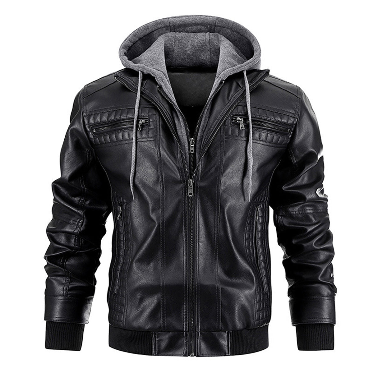 Leather Jacket Motorcycle Jacket Waterproof Windproof