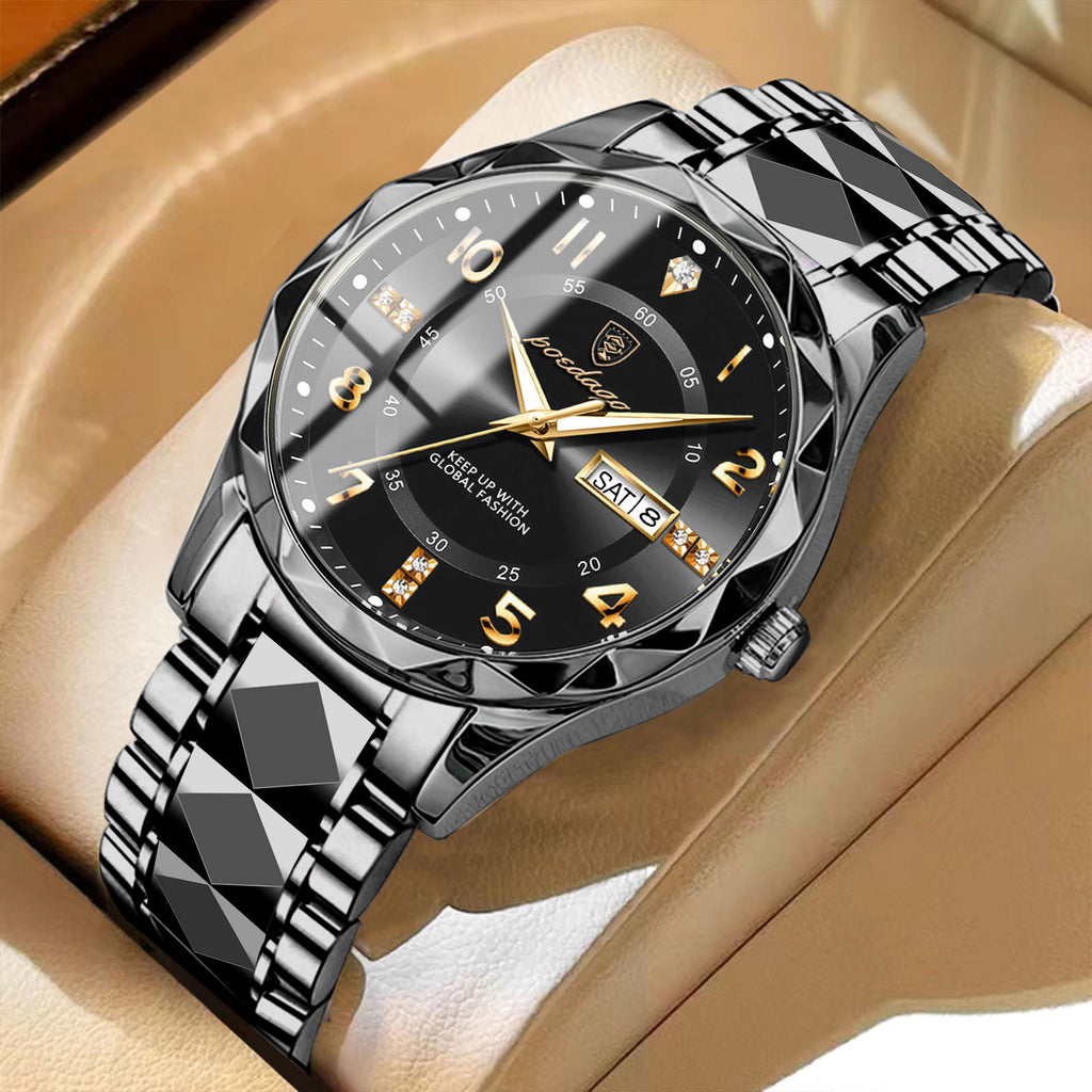 Men's Luxury Waterproof Luminous Quartz Watch
