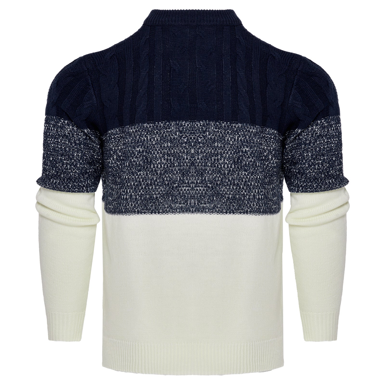 Men's Knitted Sweater Fashion Long-sleeved Pullover Tops Fall And Winter Clothing