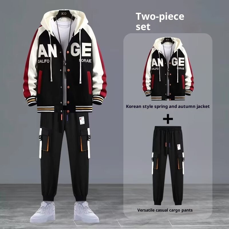 Youth Sweater Jacket Junior High School Student Trendy Sports Suit