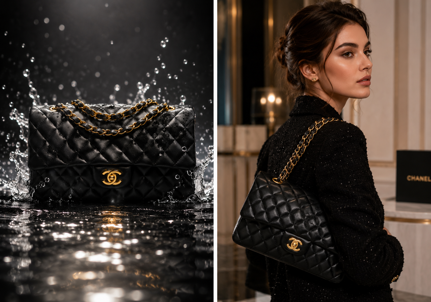 Chanel High-end Classic 11.12 Handbag