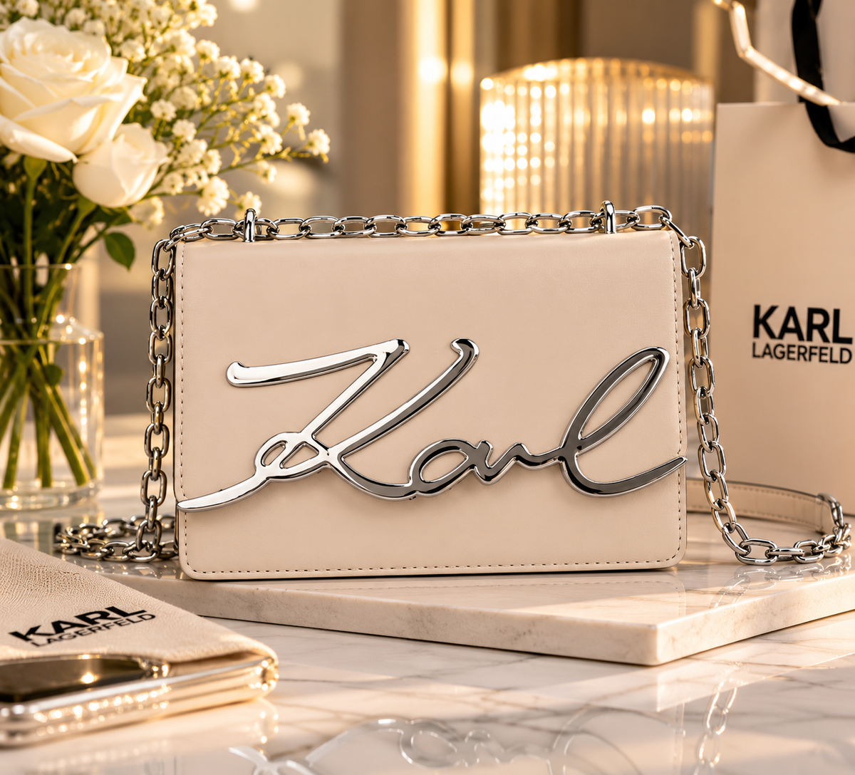 Karl Lagerfeld Paris MAYBELLE CAMERA CROSSBODY