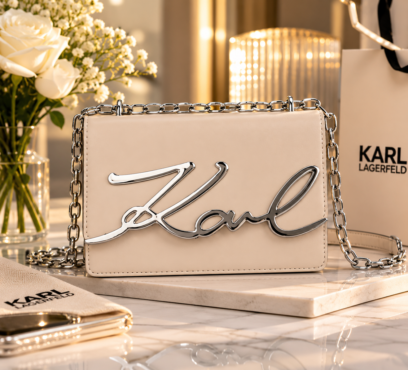 Karl Lagerfeld Paris MAYBELLE CAMERA CROSSBODY