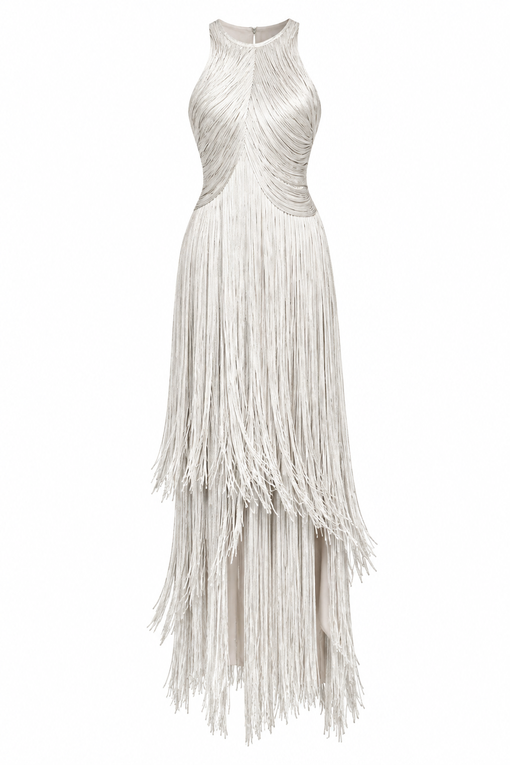 Women Dresses New Solid Color Hanging Neck Slim Fit Long Dress