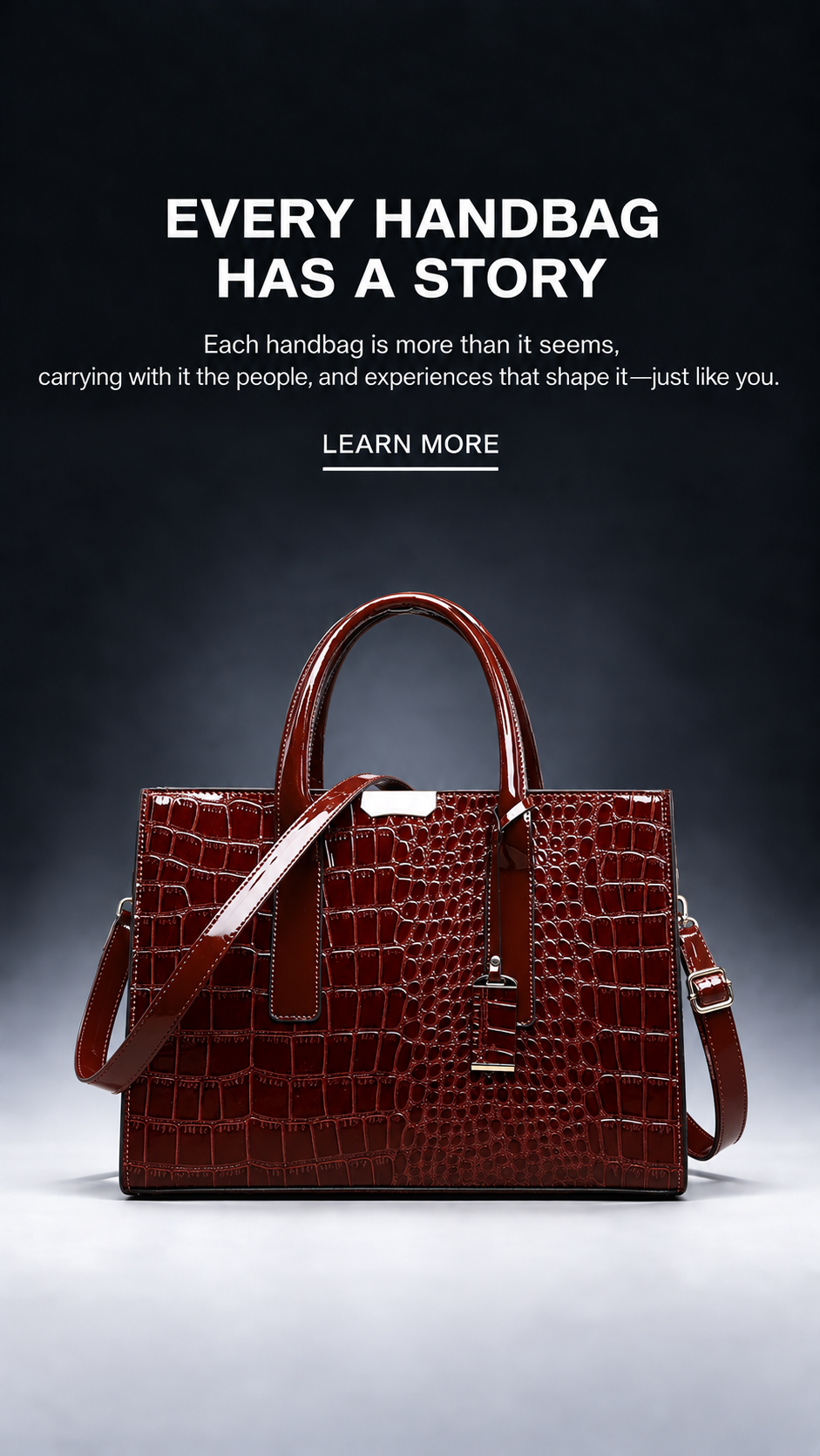 Luxury Vintage Women's Crocodile Pattern Handbag Large Capacity Tote Bag Leather Business Shoulder Bag For Female