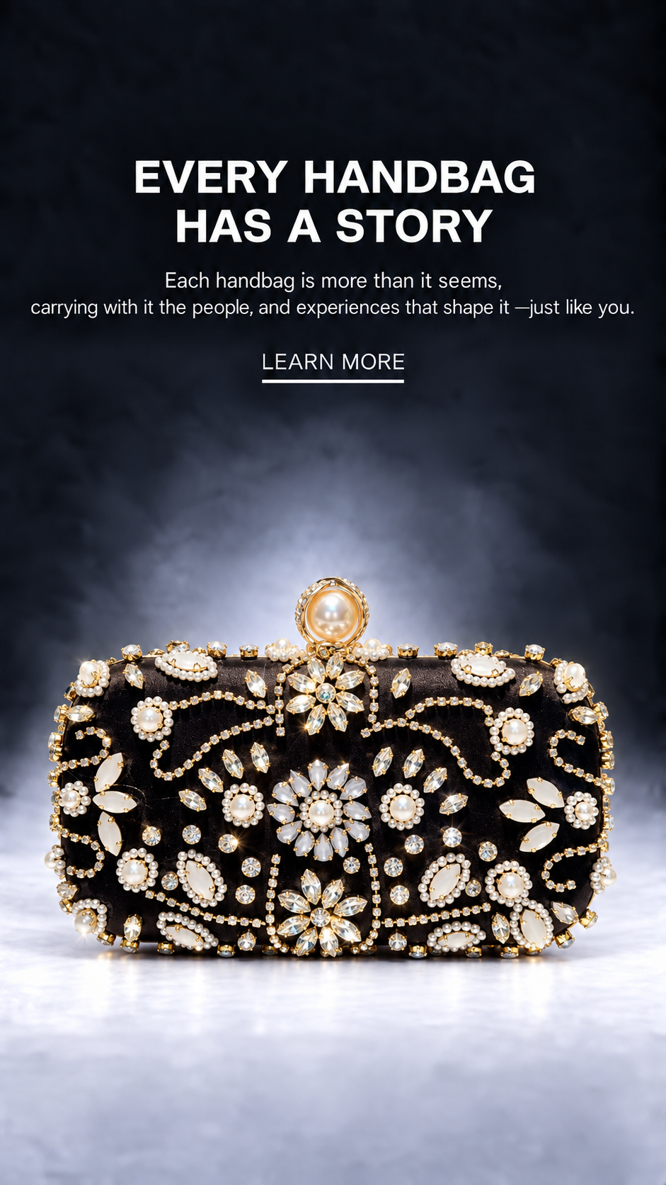 Rhinestones Party Small Clutch Handbags Metal Pearl Diamonds Flap