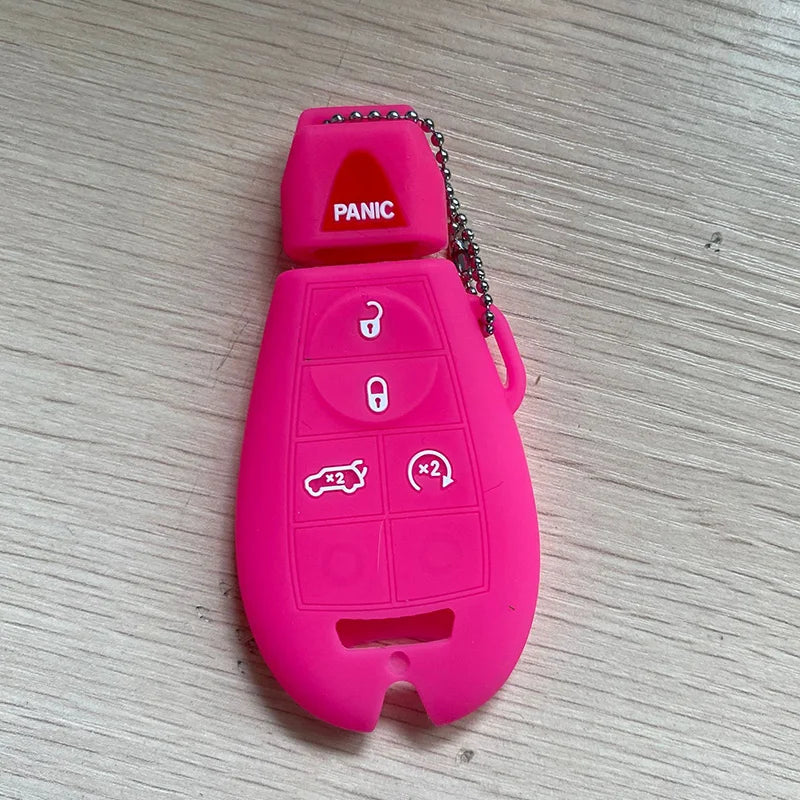 ZAD Silicone Car Key Cover Case for Jeep Grand Cherokee