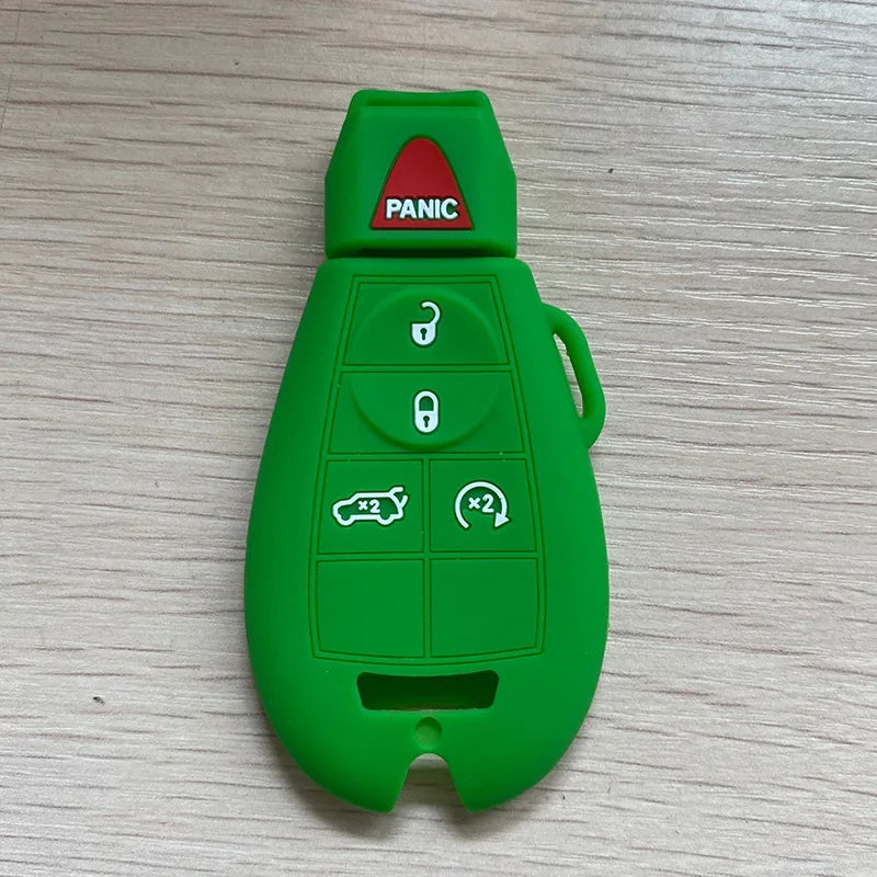 ZAD Silicone Car Key Cover Case for Jeep Grand Cherokee