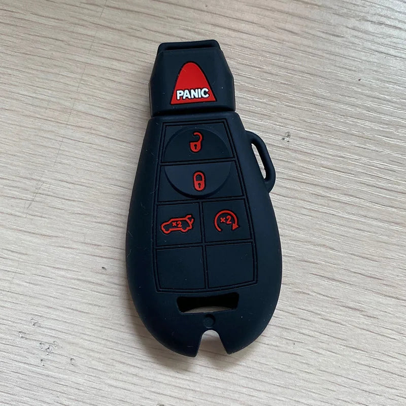 ZAD Silicone Car Key Cover Case for Jeep Grand Cherokee