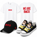 BTS Come Back T-shirt and shoes also with Cap Combo Set
