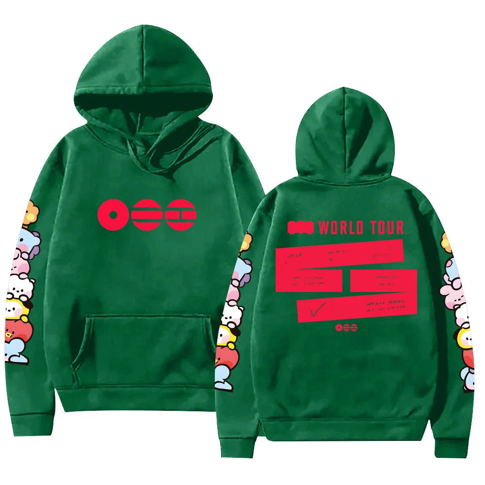 A-Arirang Album Tour Graphic Print Hoodies Pop Fans Gifts