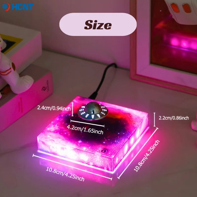 Levitating UFO Lamp Floating RGB Galaxy Light