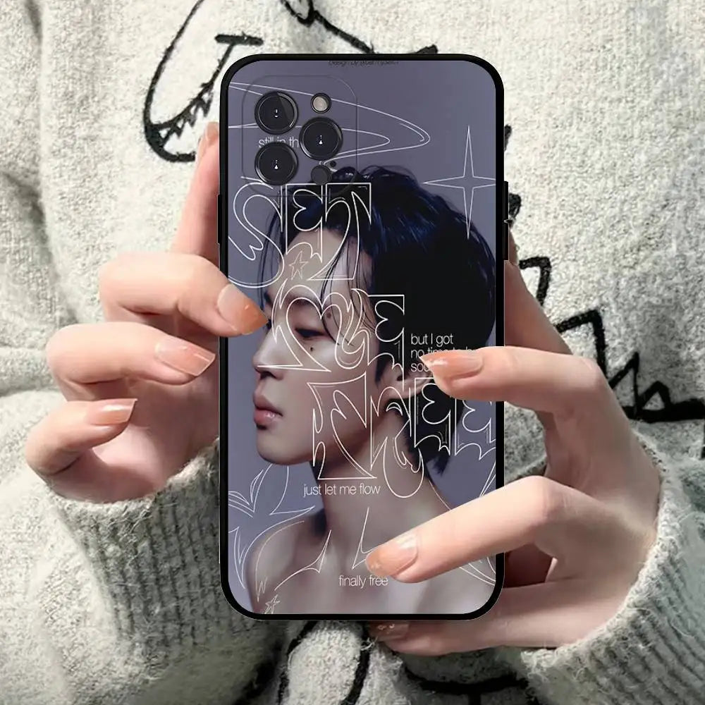 Singer J-Jimin Kpop MUSE Soft Back Phone Cover Case