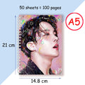 【H409】A5 Spiral Notebook Note Book - Kpop Pop Star Boy Group Members