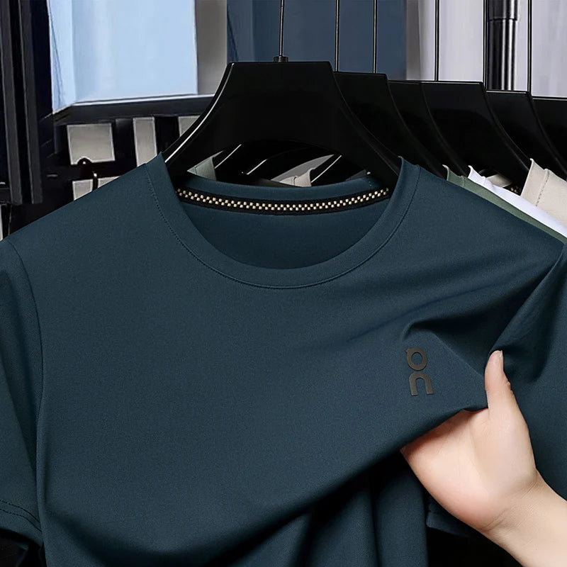 OK T-shirt Men's Round Neck Short Sleeve