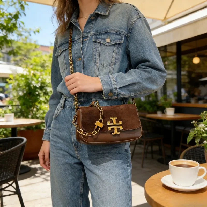 Women's Leather Crossbody Luxury Vintage Bag