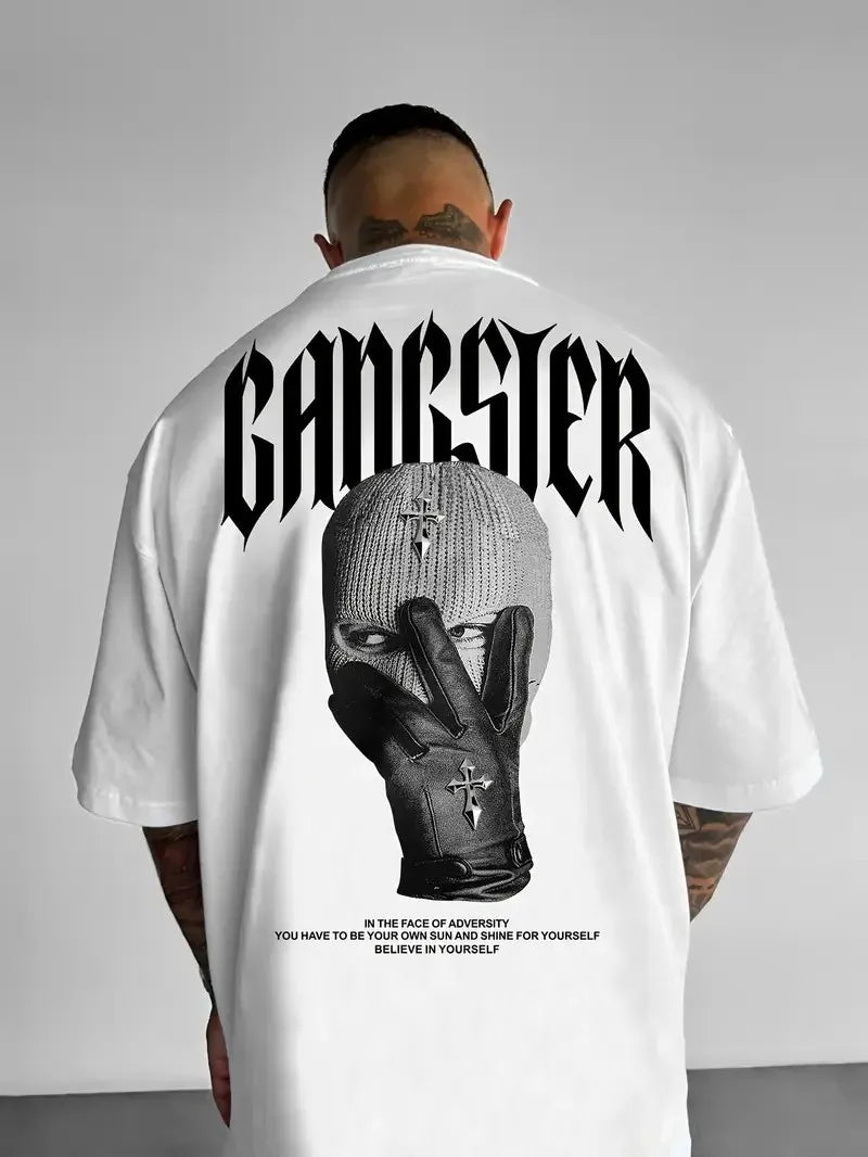 The 2025 summer new men's T-shirt is a casual fashionable