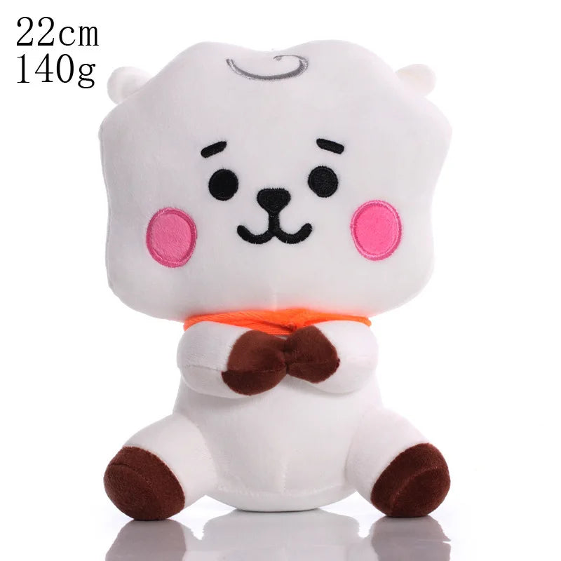 Cute  animal Cartoons Baby Pendant Plush keychain Toys
