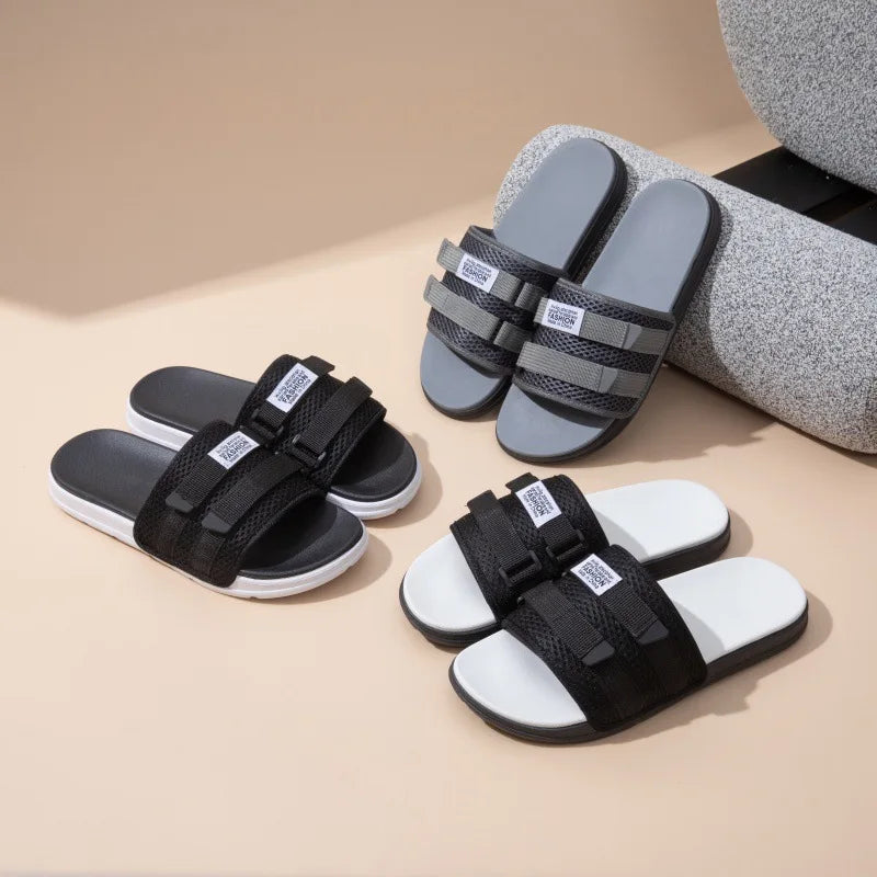 Summer 2025 Sporty Couple Slippers Indoor Outdoor Wearable Unisex