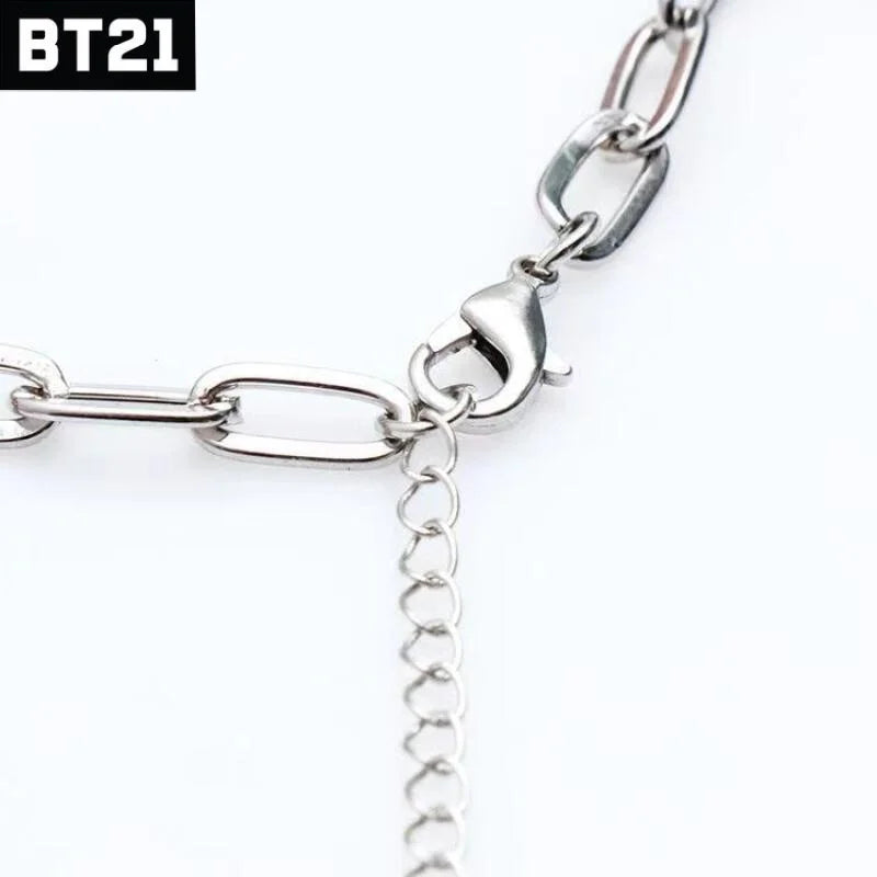 Popular Anime BT21  Cartoon Couple 26Cm Simple Fashion Men's and Women's Accessories Fans Collect