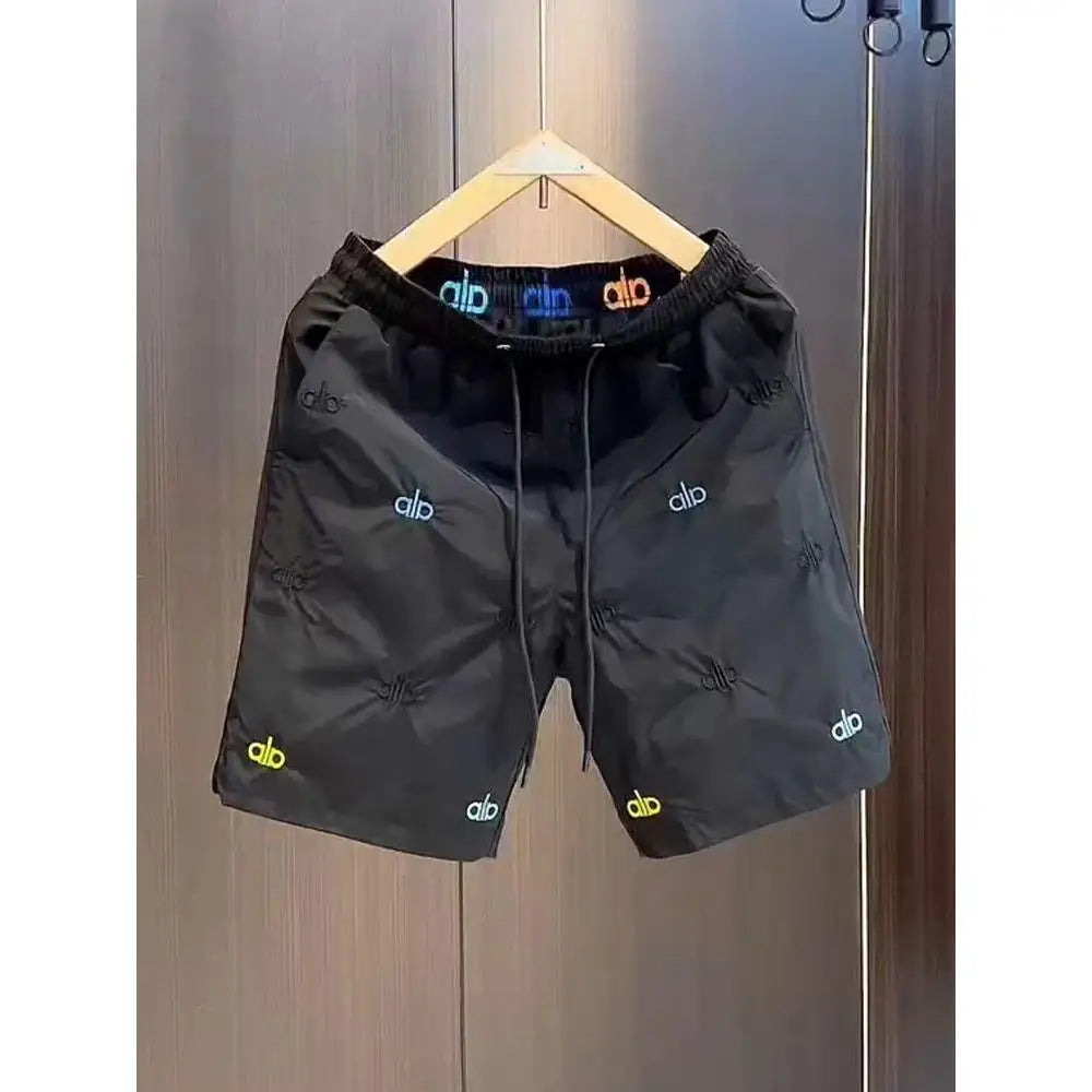 Alo Fashionable Casual Loose Beach Men's Shorts