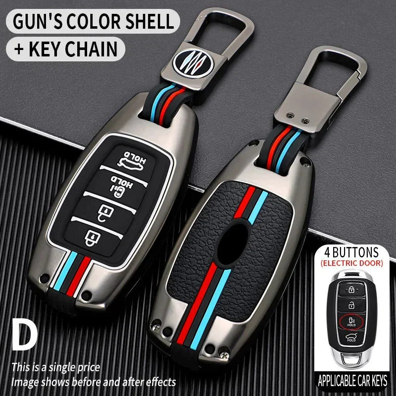 Car Key Case Shell Fob For Hyundai Palisade Grande
