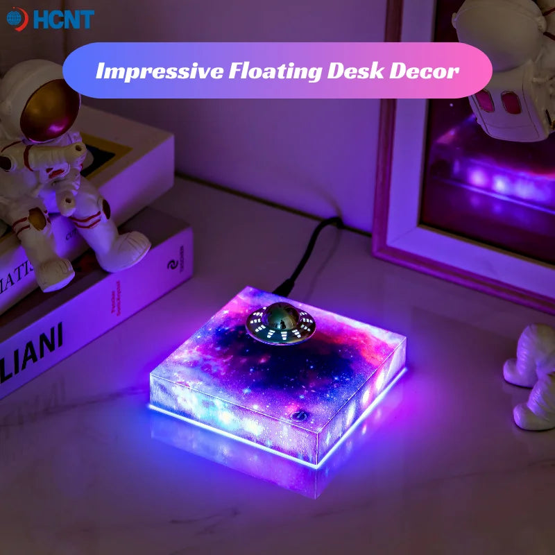 Levitating UFO Lamp Floating RGB Galaxy Light