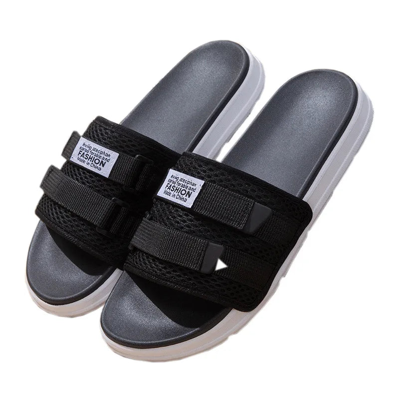 Summer 2025 Sporty Couple Slippers Indoor Outdoor Wearable Unisex