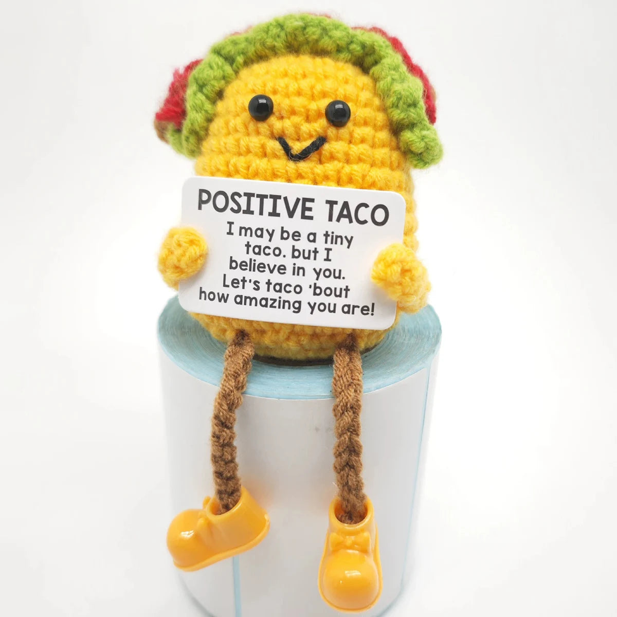 Handmade Mini Doll Funny Wool Gift for Friends or Lover Emotional Support Plant