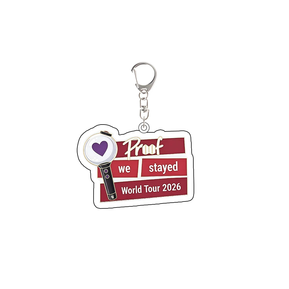 Acrylic Keychain Korean Male Singing Group Peripheral Custom Cartoons