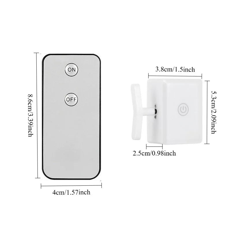 Wireless Remote Control Switch Light Button Automatic Button Push Rod Remote Control Indoor Light Off Switch Button