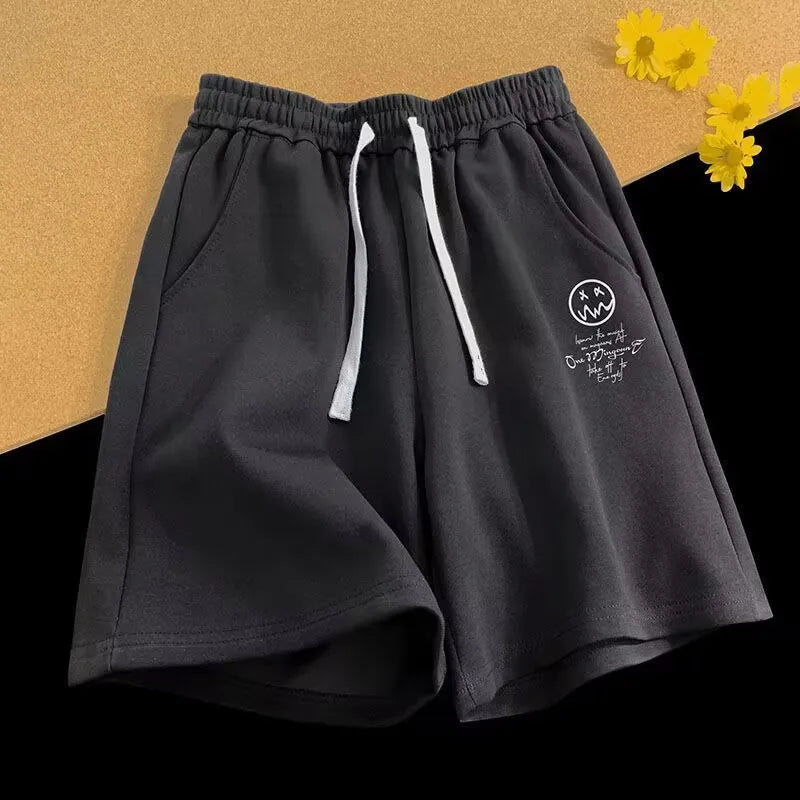 Oversized Shorts Men Thin Casual Wide Leg Shorts