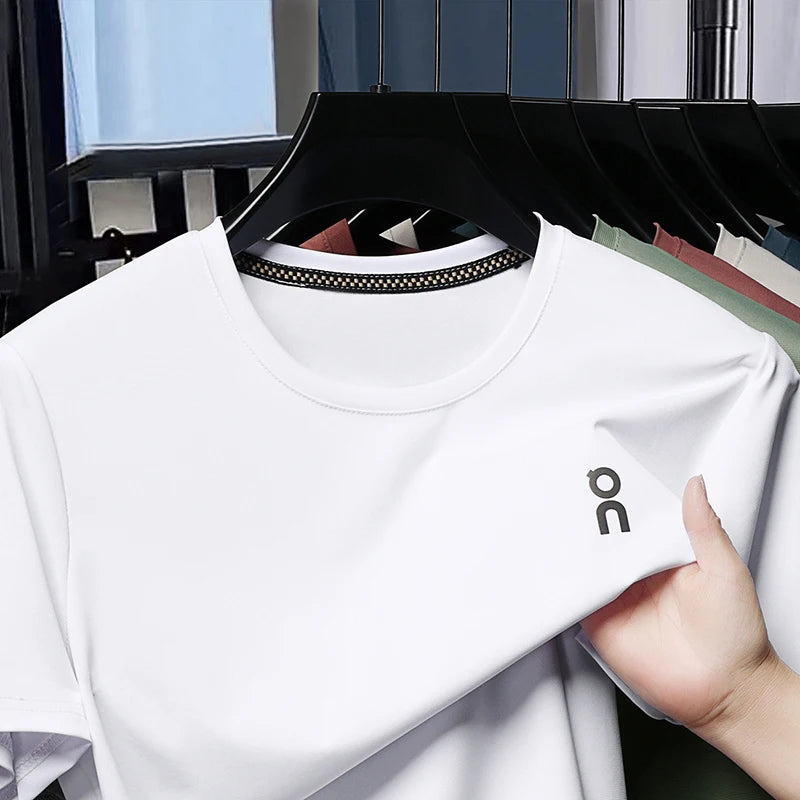 OK T-shirt Men's Round Neck Short Sleeve