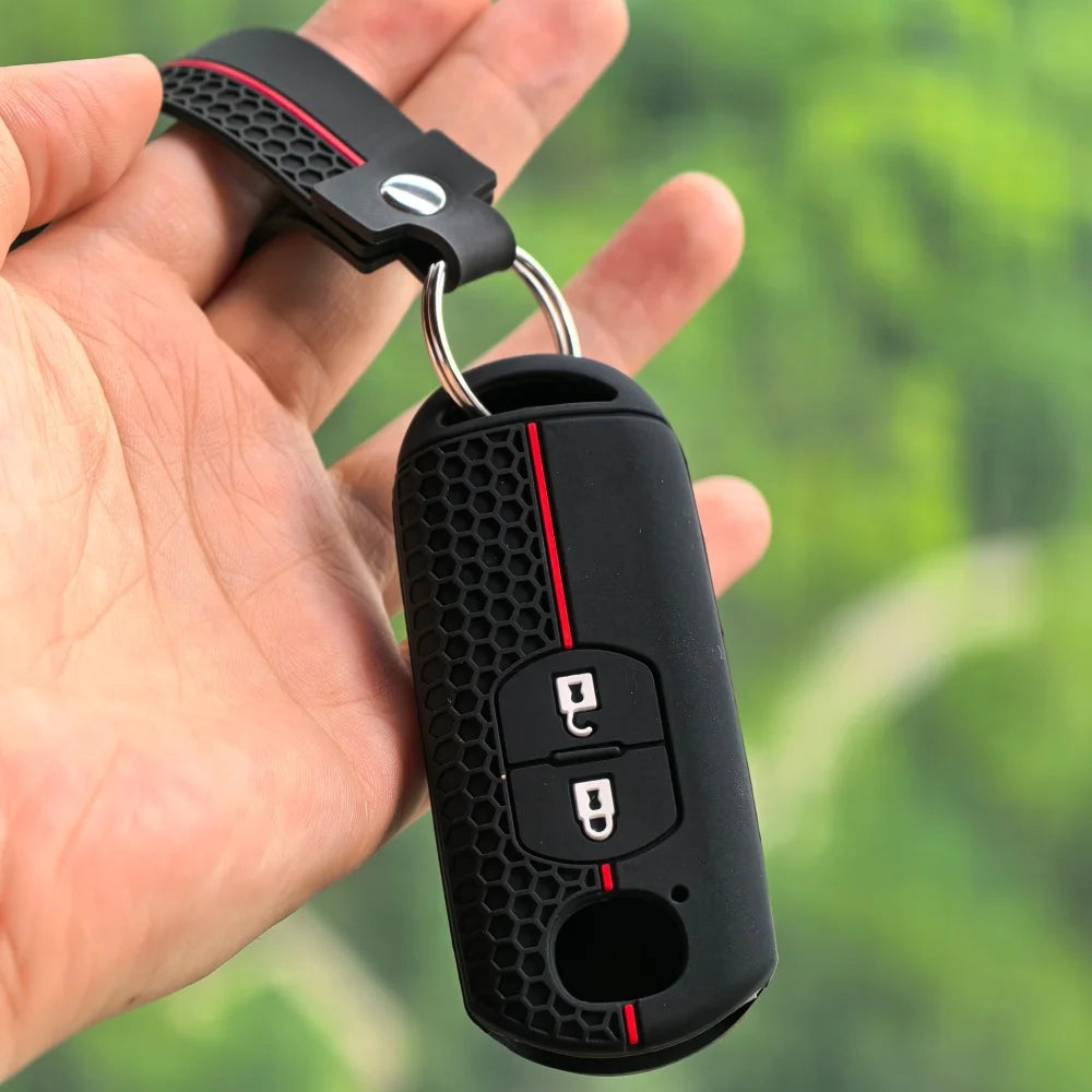 Keychain Silicone Car Key Cover Key Case for Mazda