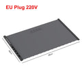 Electric Warming Tray Foldable Food Warmer Mat with 3 Tem Setting Fast