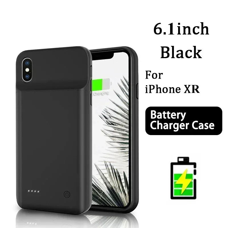 Battery Case for I-phone 12 11 14 13 15 16 Pro Max Mini Power Bank Charger Cover