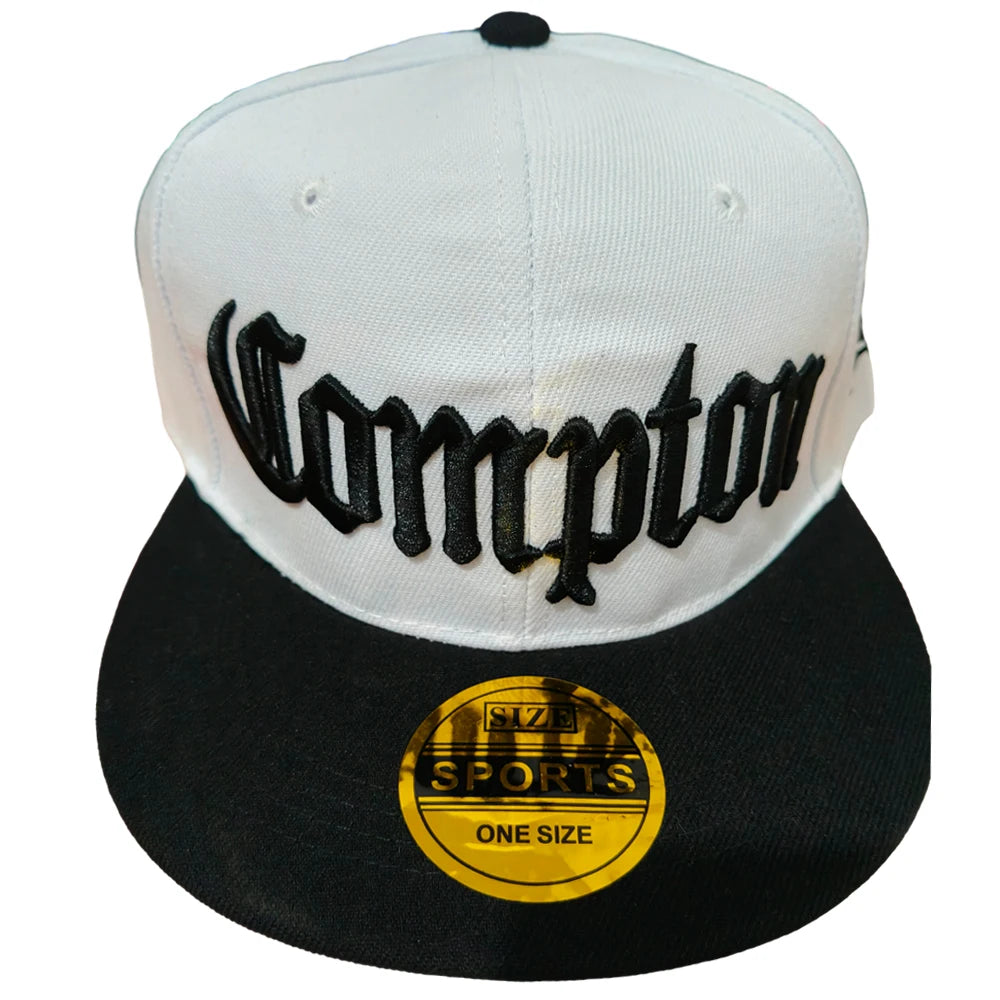 Funky Men's Letter Embroidery Tide All-match Flat Brim Baseball Cap Hip-hop Hat