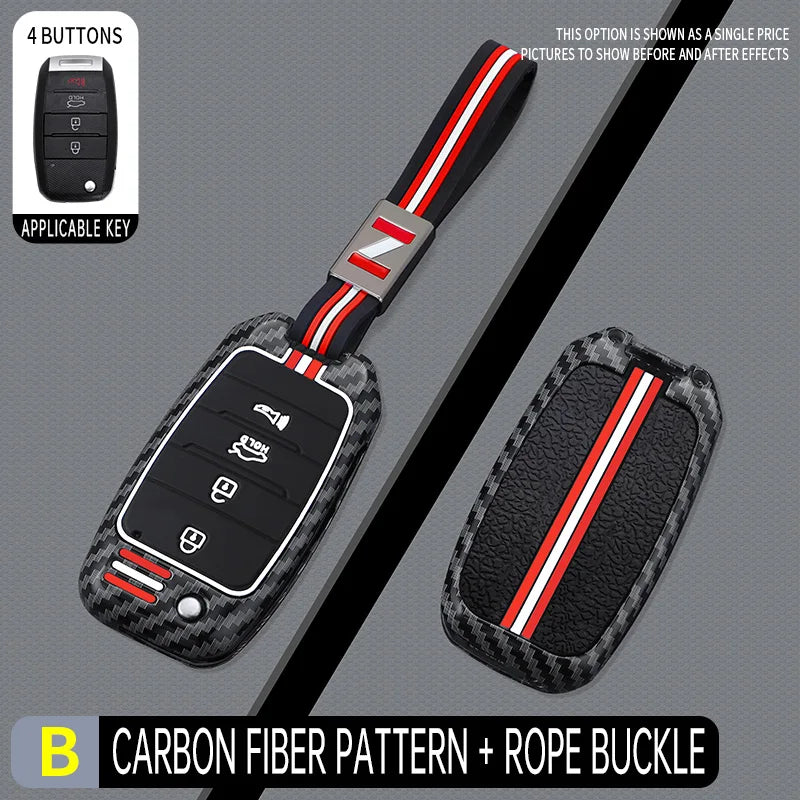 Car Key Case Cover Shell For Kia Carens Ceed