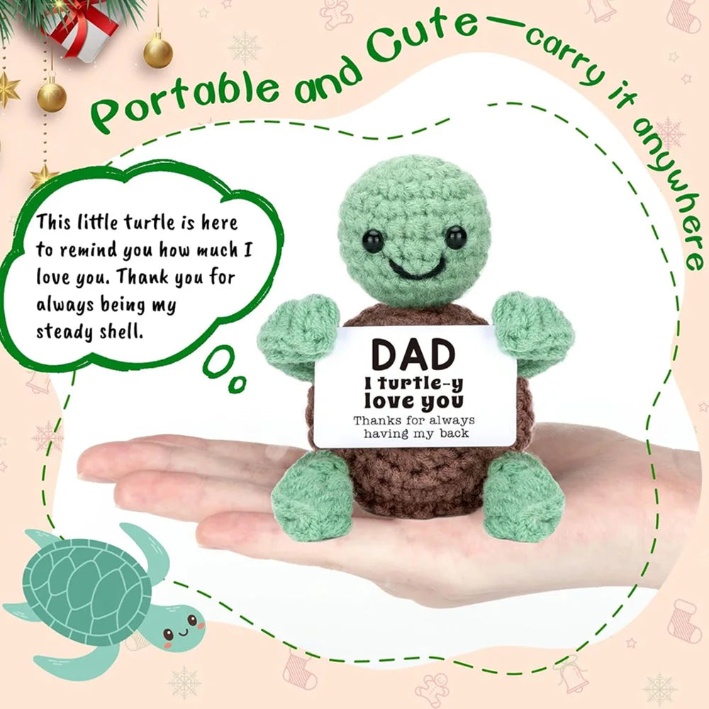 New Handmade Crochet Doll for Mom Dad Knitted Collectible Gift