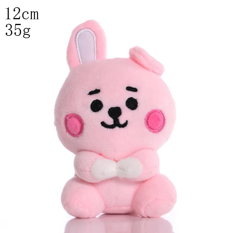 Cute  animal Cartoons Baby Pendant Plush keychain Toys