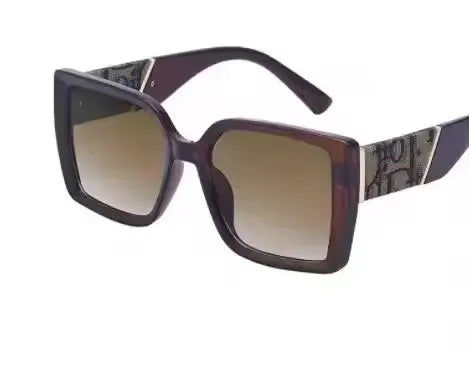 Square Sunglasses Women Fashion Letter Outdoor