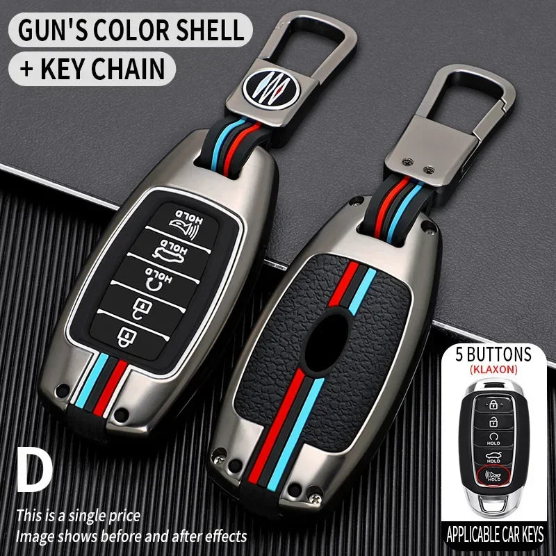 Car Key Case Shell Fob For Hyundai Palisade Grande