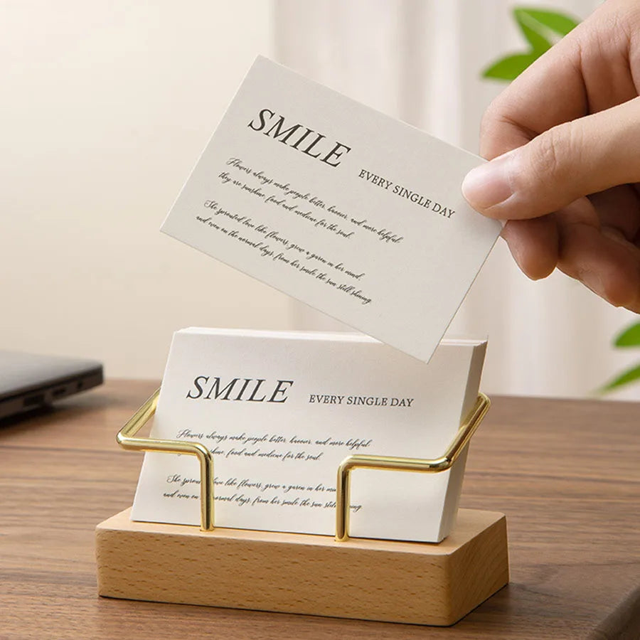 Business Card Holder Organizer Office Desk