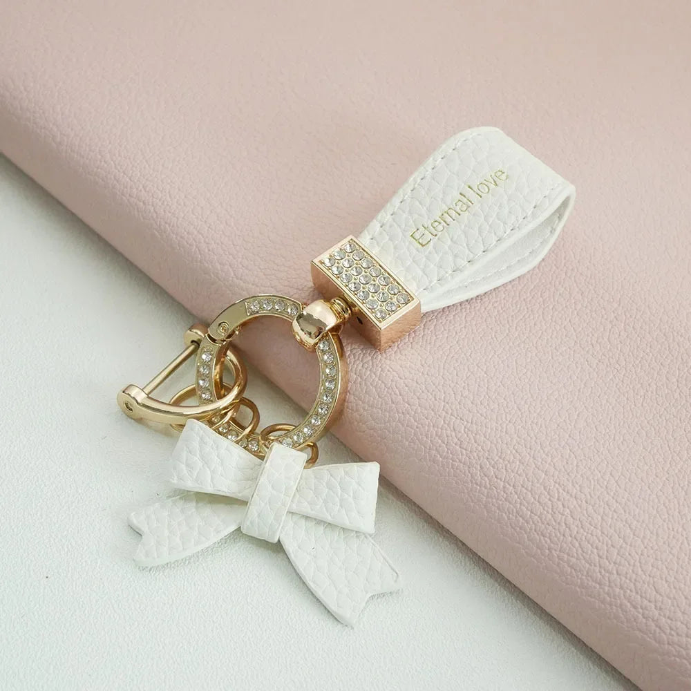 Key Holder Luxury Genuine Leather Keychain Matte Buckle Keys