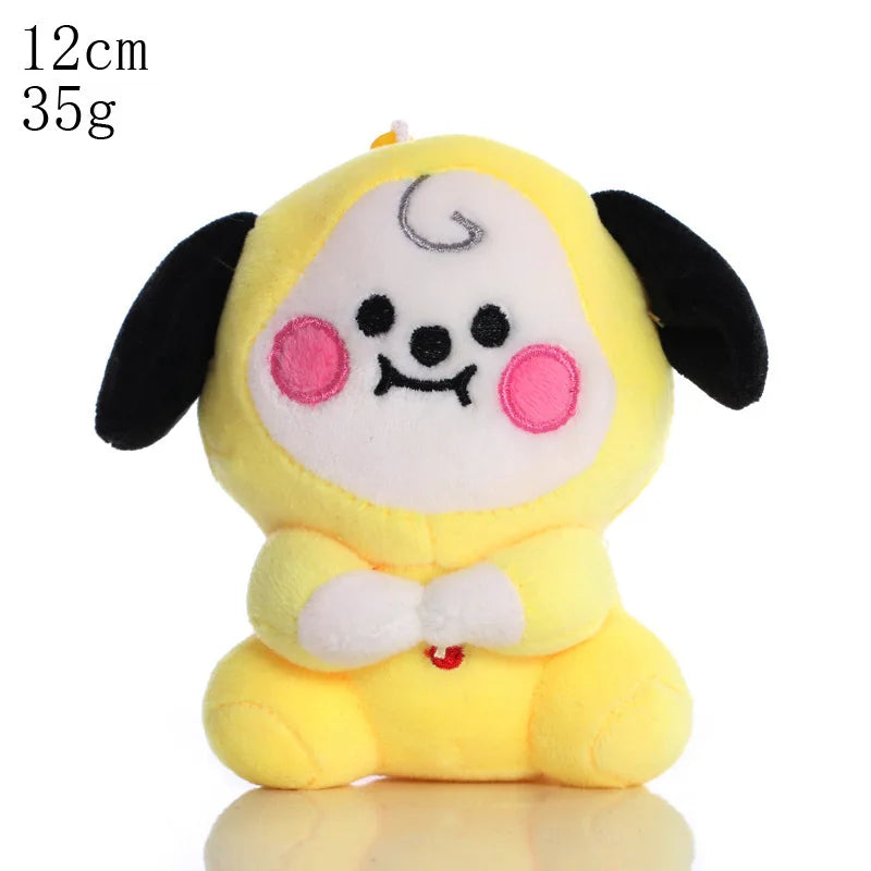 Cute  animal Cartoons Baby Pendant Plush keychain Toys