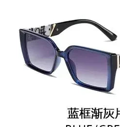 Square Sunglasses Women Fashion Letter Outdoor