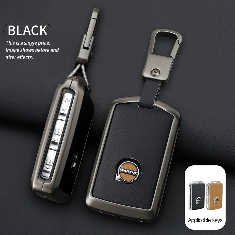 Zine Alloy Car Key Case Shell Cover For Volvo XC60 Protection Accessory